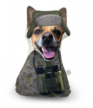 Personalizuota šuns pagalvėlė Medžiotojas