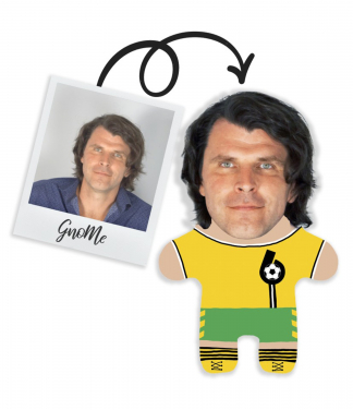 Dovana sportininkui personalizuota pagalvėlė Futbolininkas