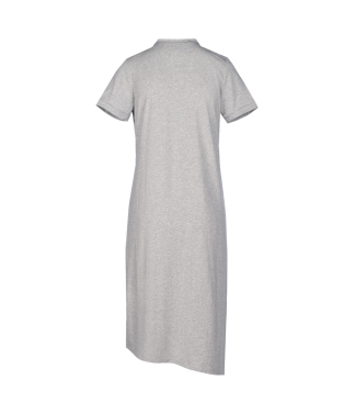 moteriška suknelė midi ilgio pilkos spalvos