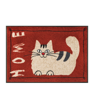 Durų kilimėlis su katinu