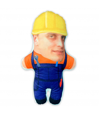 Personalizuota pagalvėlė draugui Statybininkas
