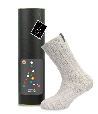 Praktiška Kalėdinė dovana vilnonės kojinės