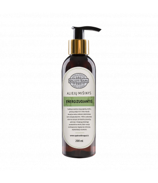 Aliejų mišinys masažui “Energizuojantis” 200 ml