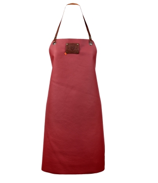 Moteriška odinė prijuostė BBQ juoda Bovine Red