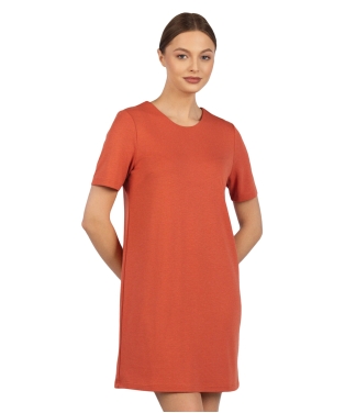 klasikinė suknelė moterims oranžinė