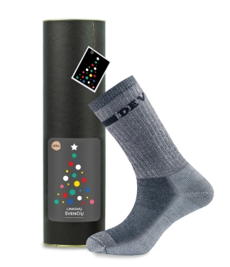 Kalėdinė dovana vyrui vilnonės kojinės
