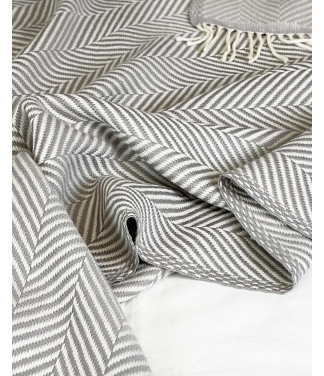 Pledas Grey nights merino vilna