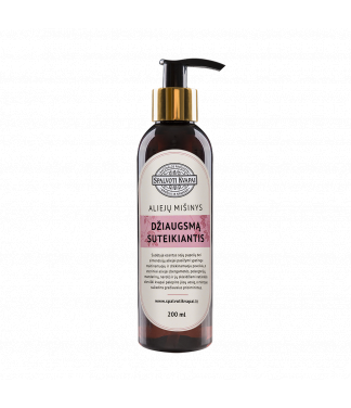 Aliejų mišinys masažui “Džiaugsmą suteikiantis” 200 ml