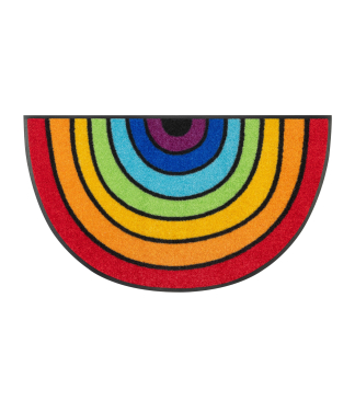 Durų kilimėlis Round Rainbow