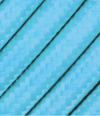 Turkio spalvos tekstilinis kabelis 2x0,75 mm²