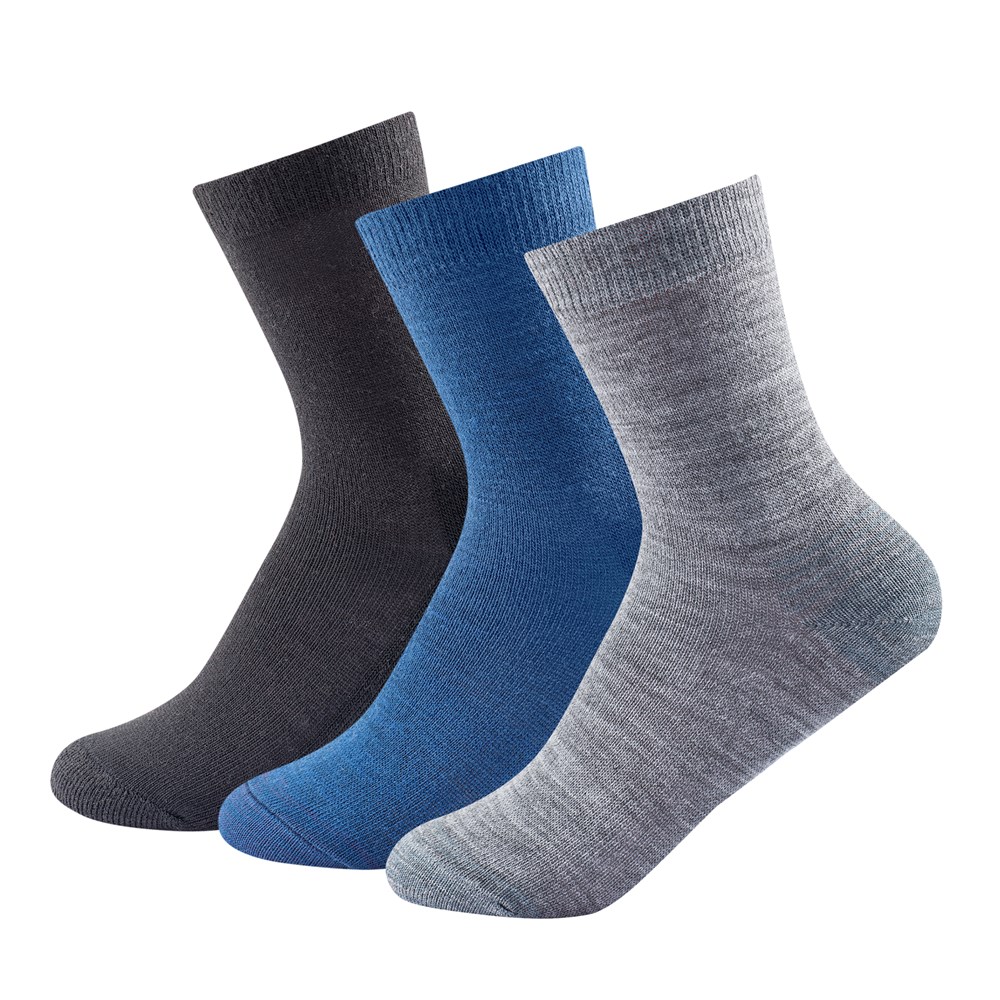 Merino vilnos kojinės Devold Light 3 poros Vyriškos merino vilnos kojinės
