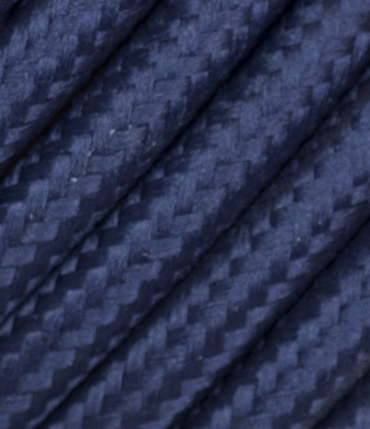 Tekstilinis kabelis 2x0,75 mm², tamsiai mėlynas 5