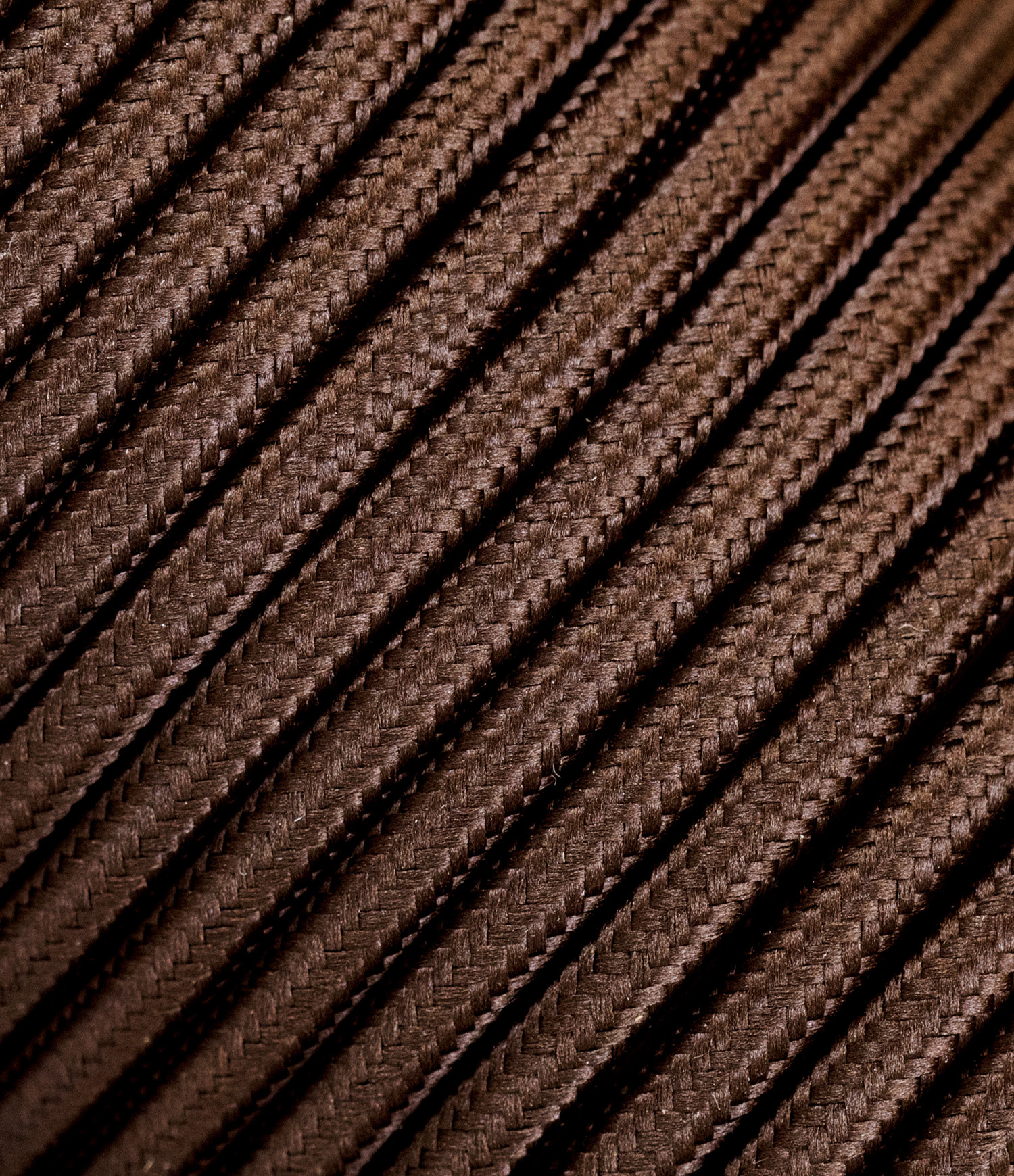 Tekstilinis kabelis 2x0,75 mm², ruda