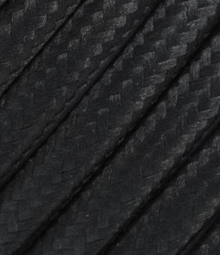 Tekstilinis kabelis 3x0,75 mm², juodas 3
