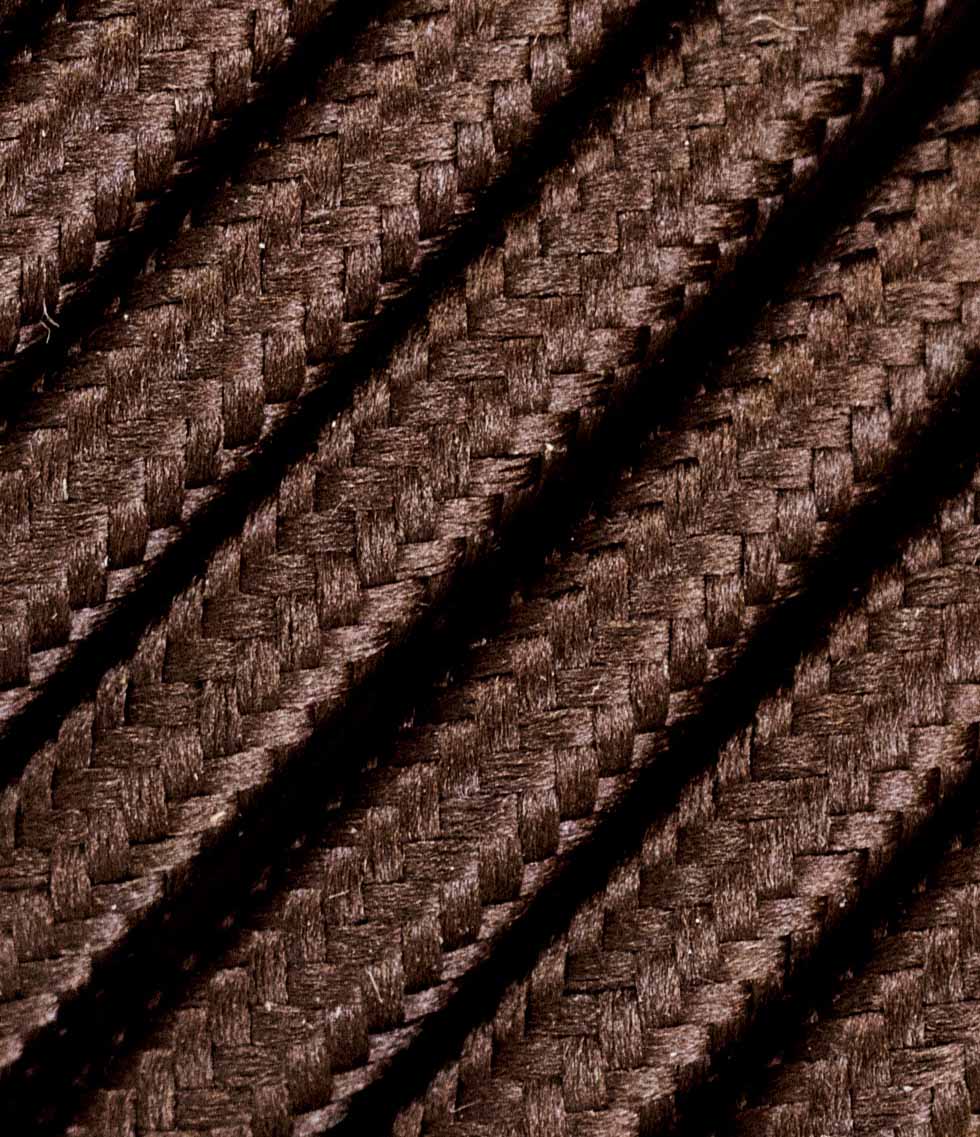 Rudas tekstilinis kabelis 2x1,5 mm² 1