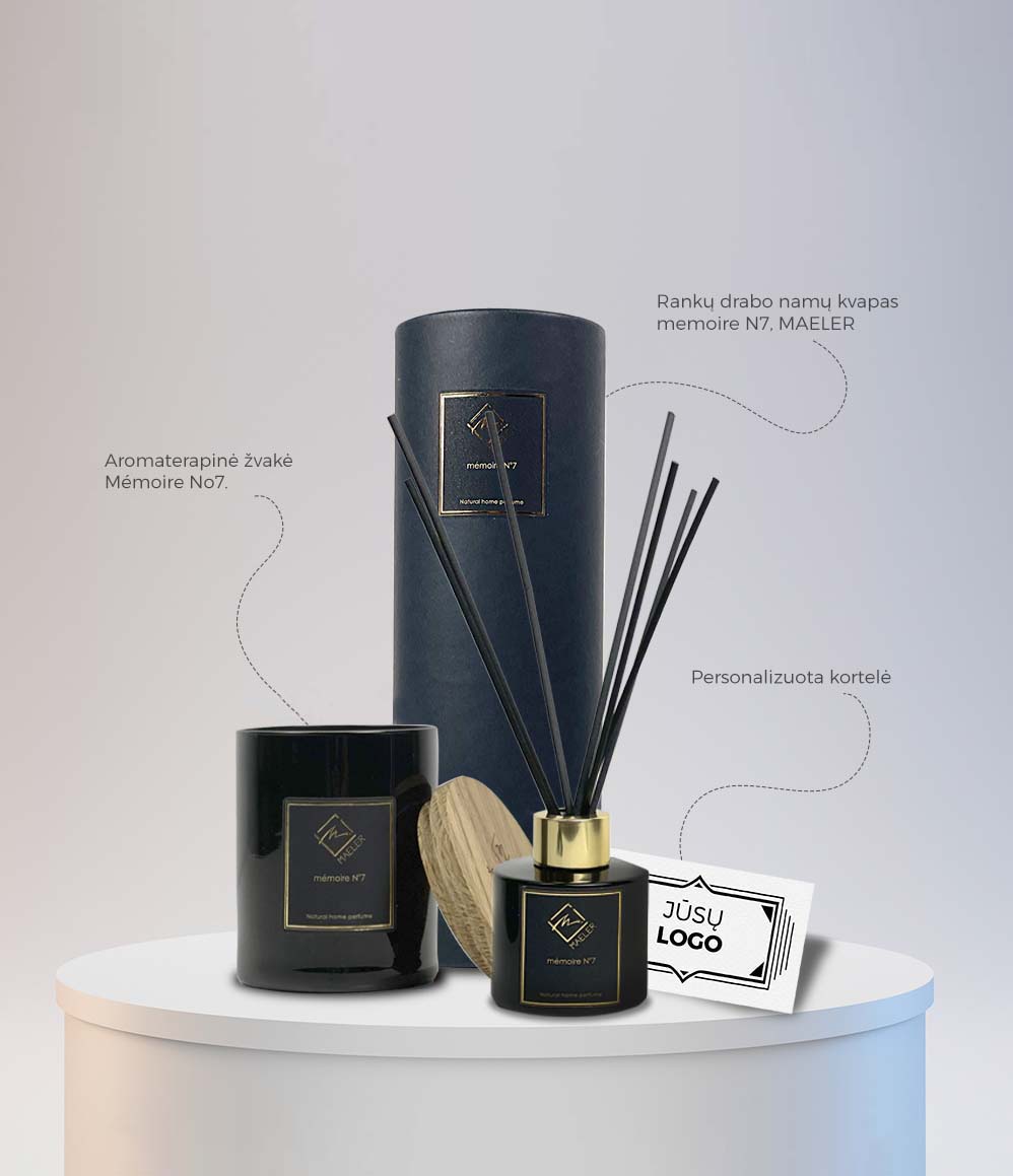 Personalizuotas prabangus dovanų rinkinys Luxurious Black 2