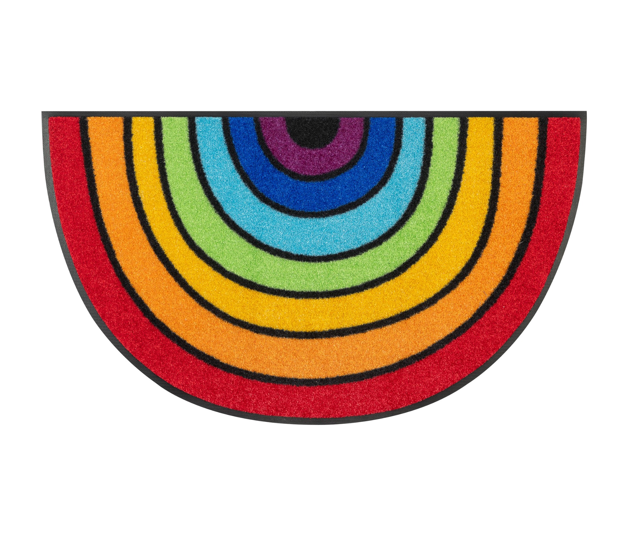 Durų kilimėlis Round Rainbow 2