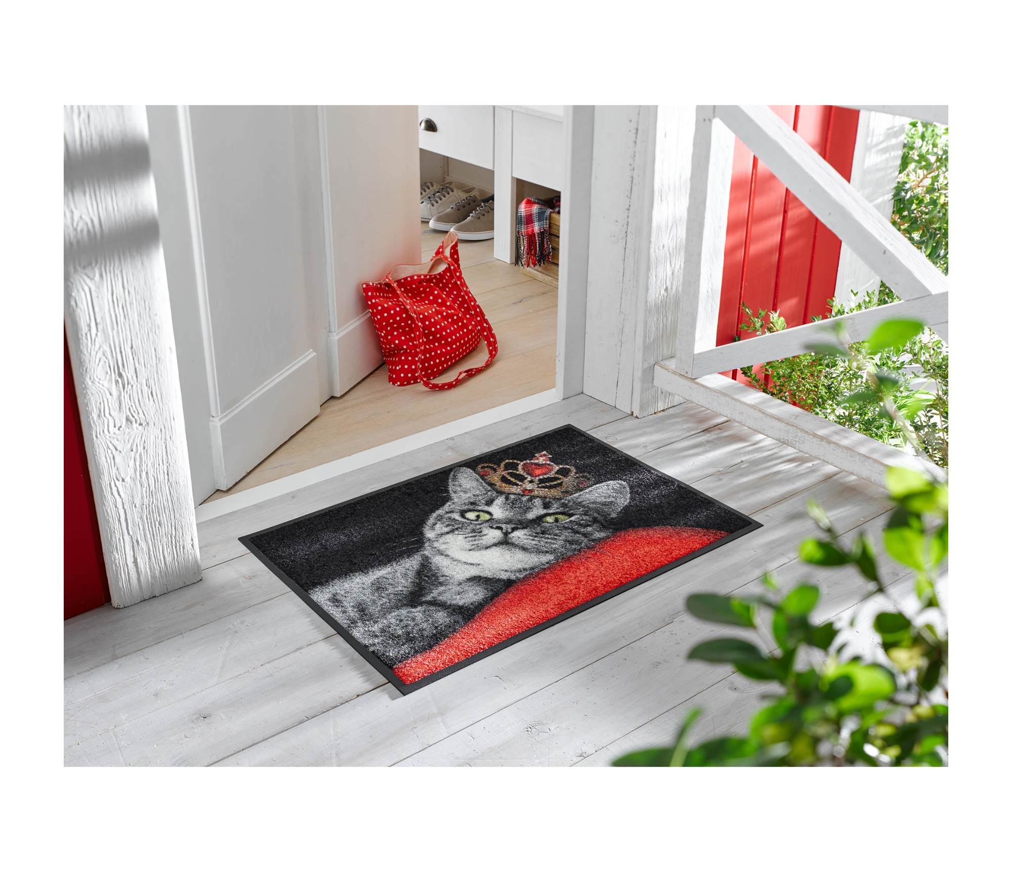 namų durų kilimėlis su katinu 3
