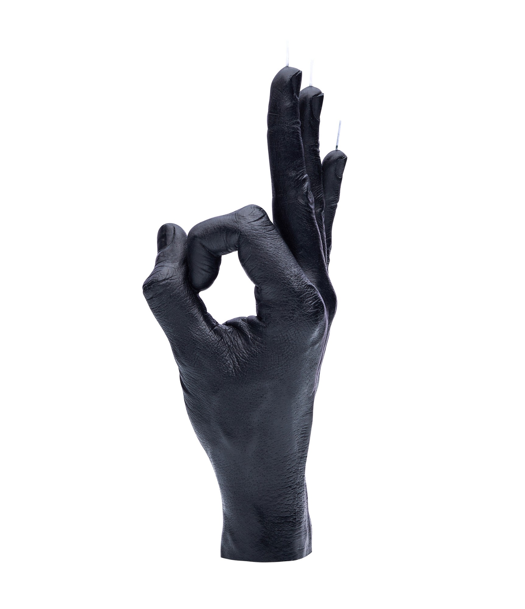 Rankų darbo žvakė OK Black 4 Rankų darbo žvakė OK Black 4