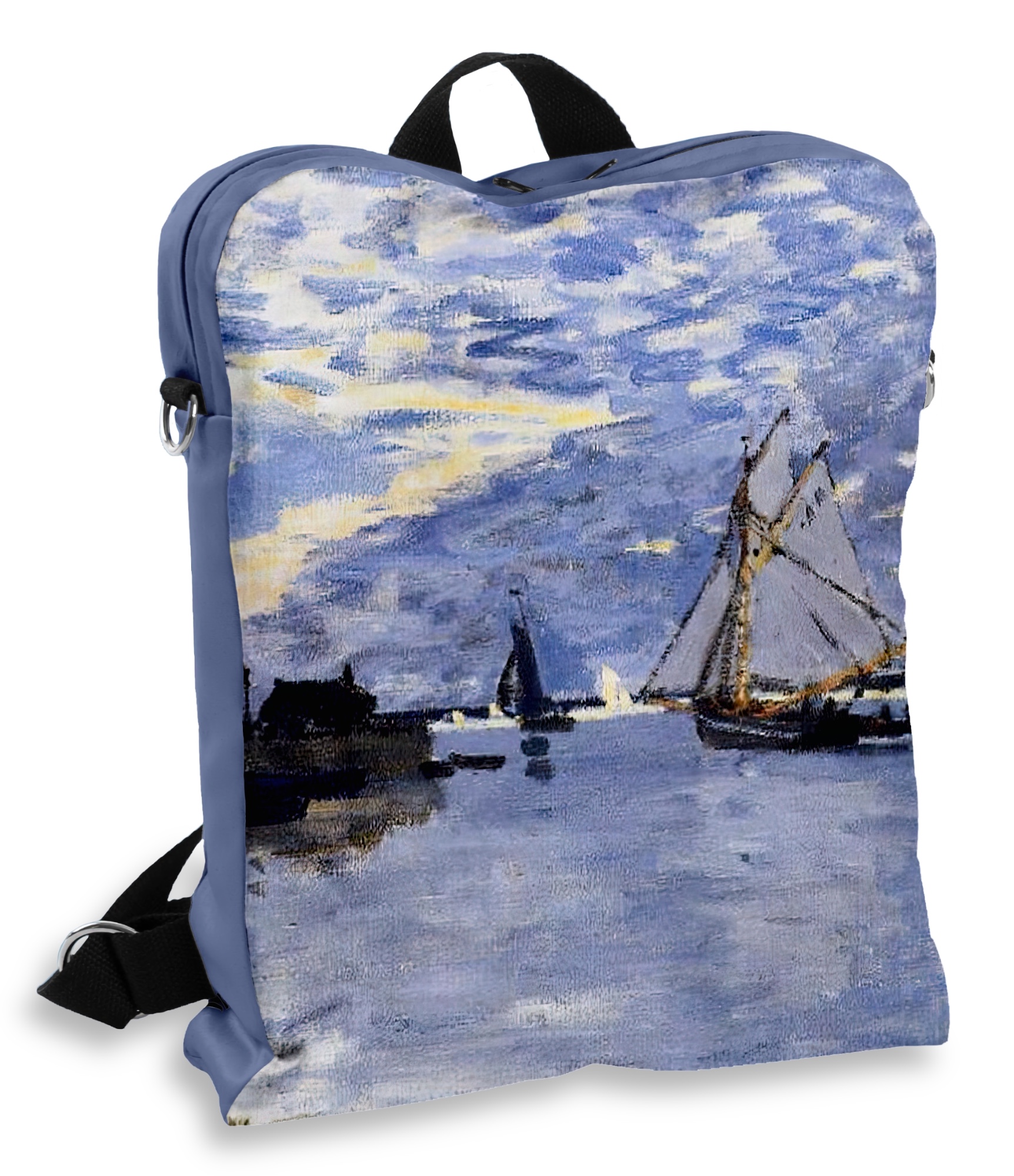 Talpi stilinga kuprinė Claude Monet 25-BP-165 stilinga moteriška kuprinė