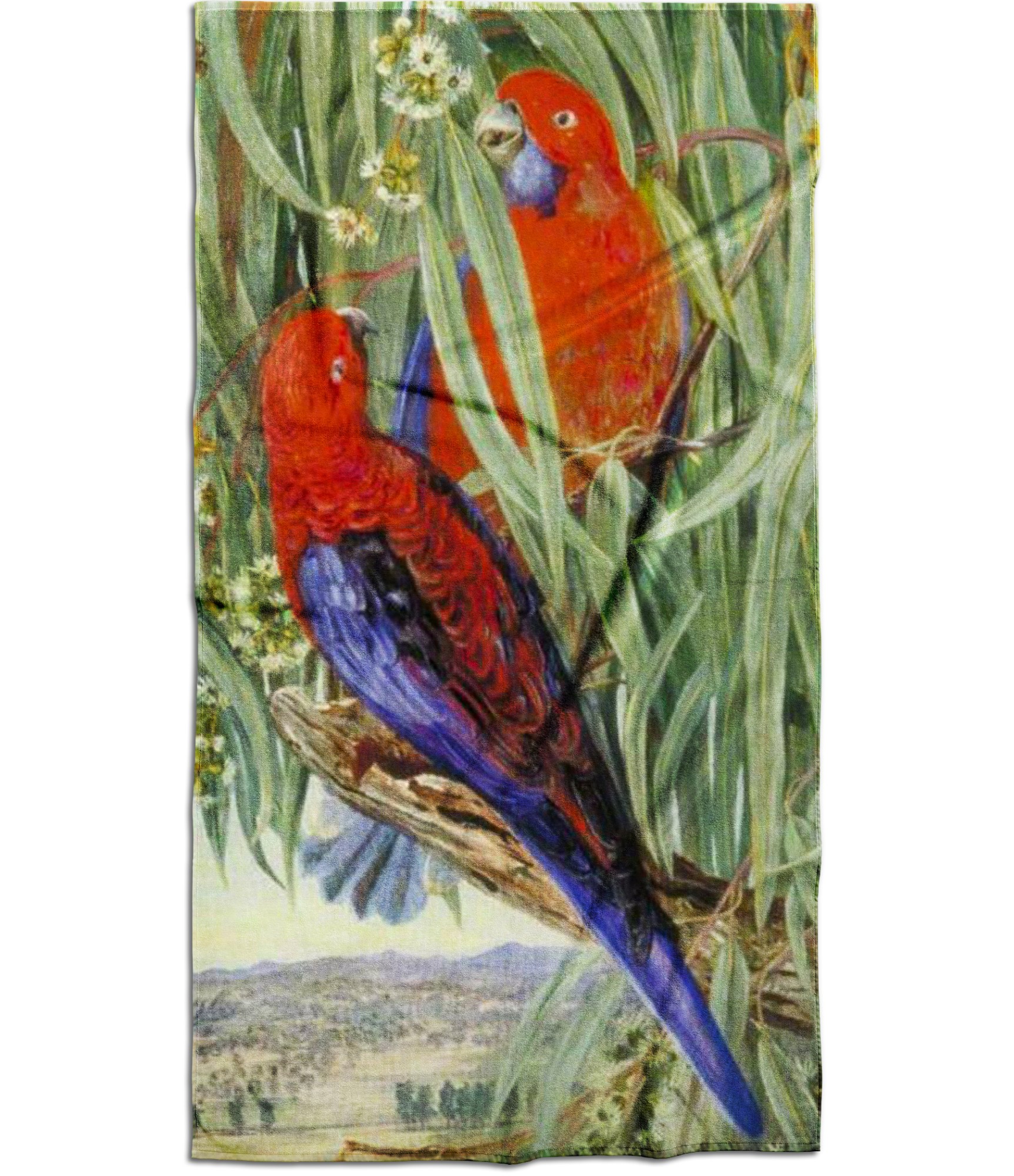 Rankšluostis Marianne North Papūgos 125-TW-185 2 rankšluostis su papūgomis 2
