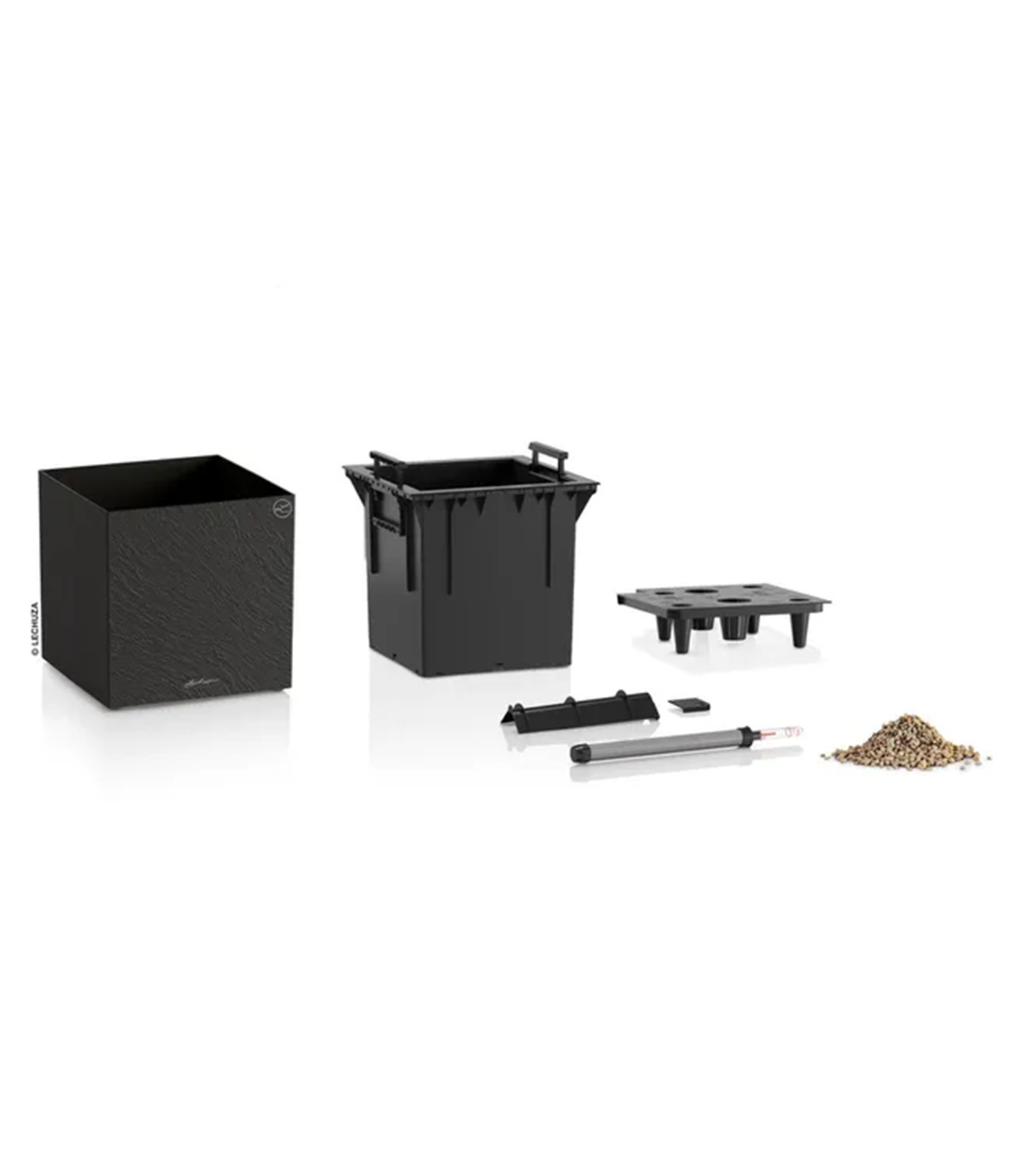 Lechuza vazonas Canto Slatestone LED 7 lechuza vazonas su led 7