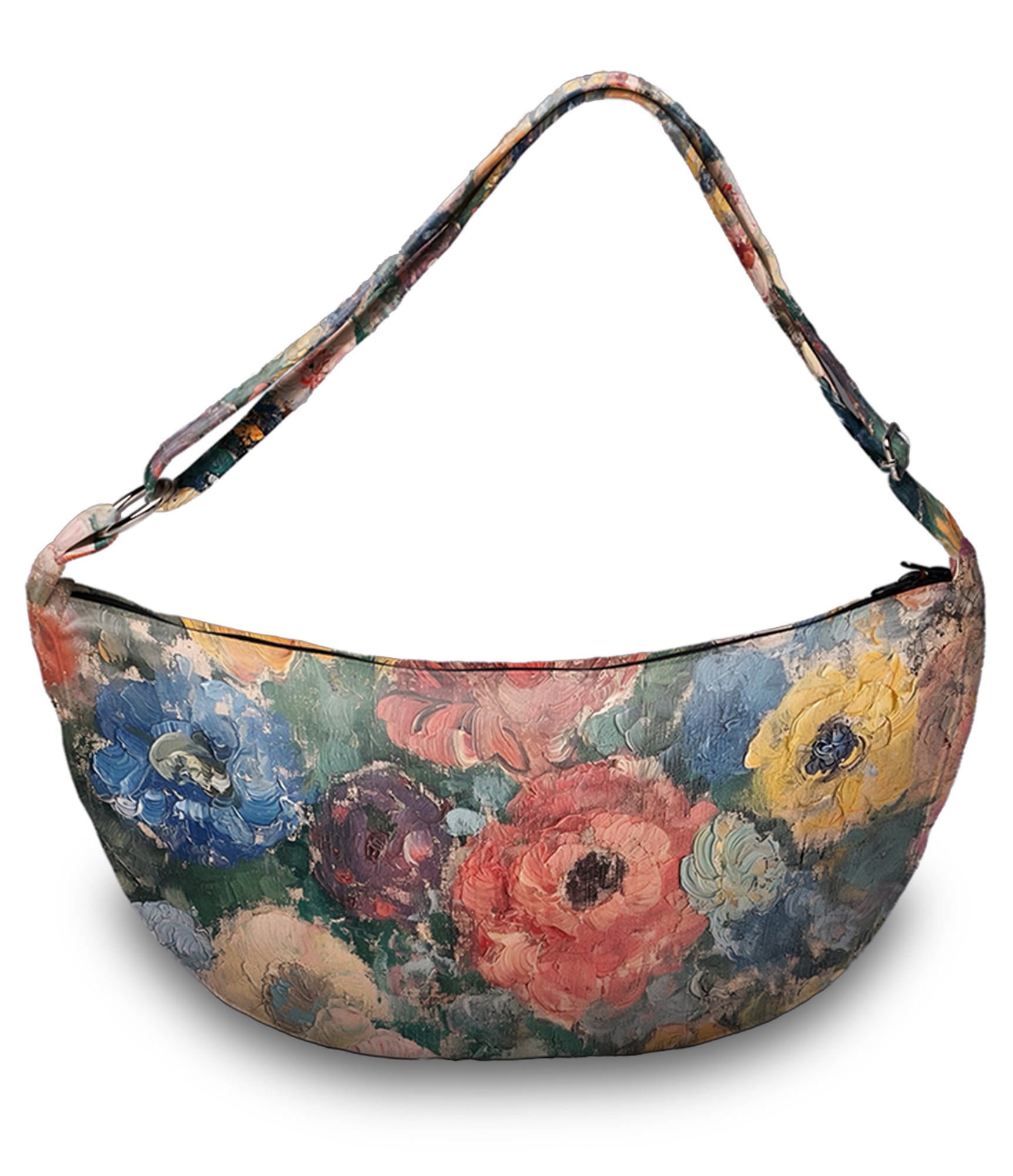 Moteriška rankinė Gėlės Monet 4 rankinės per petį moterims 4