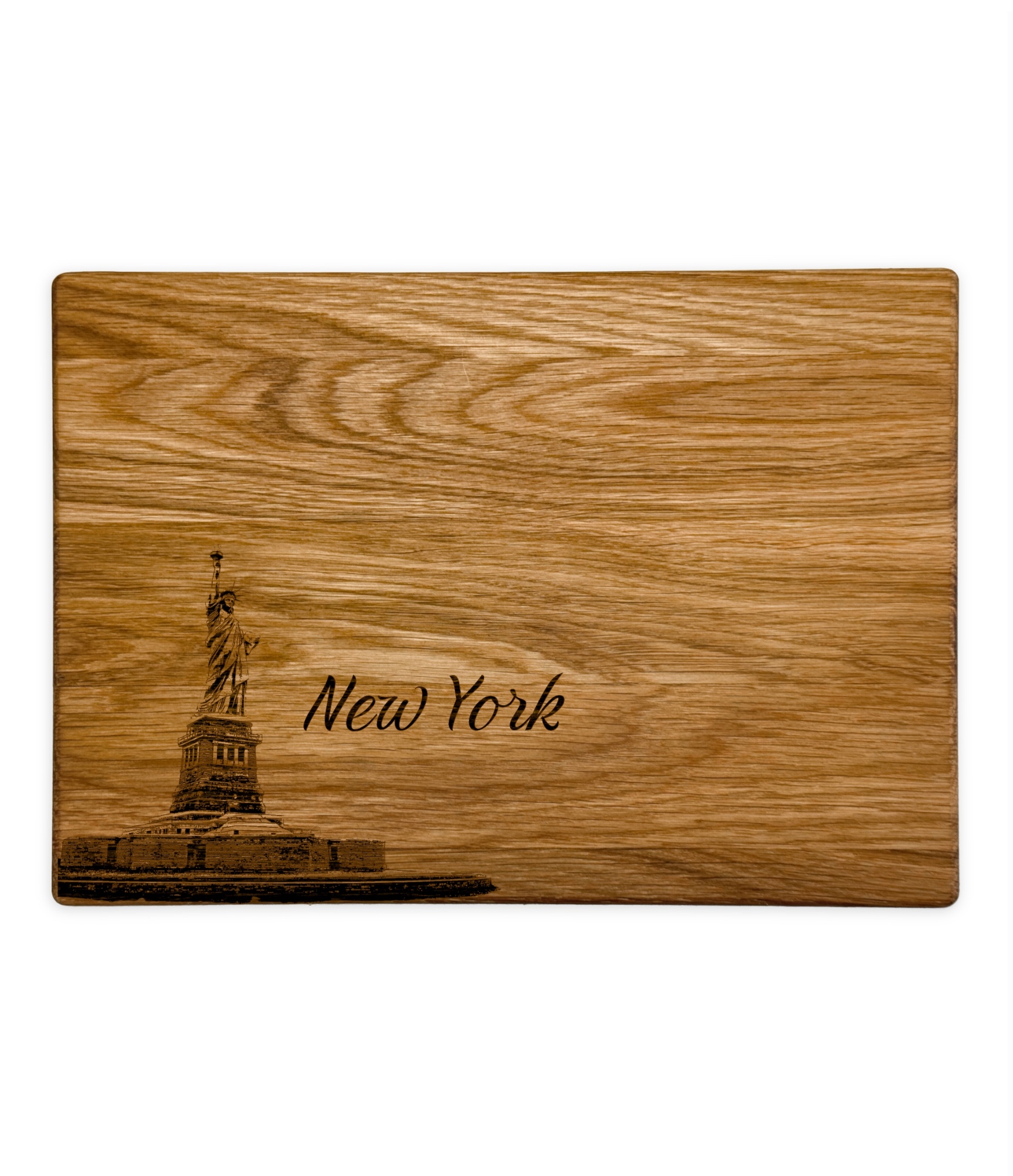 Graviruota ąžuolinė pjaustymo lentelė New York 25-CB-007 5 Graviruota ąžuolinė pjaustymo lentelė New York 5