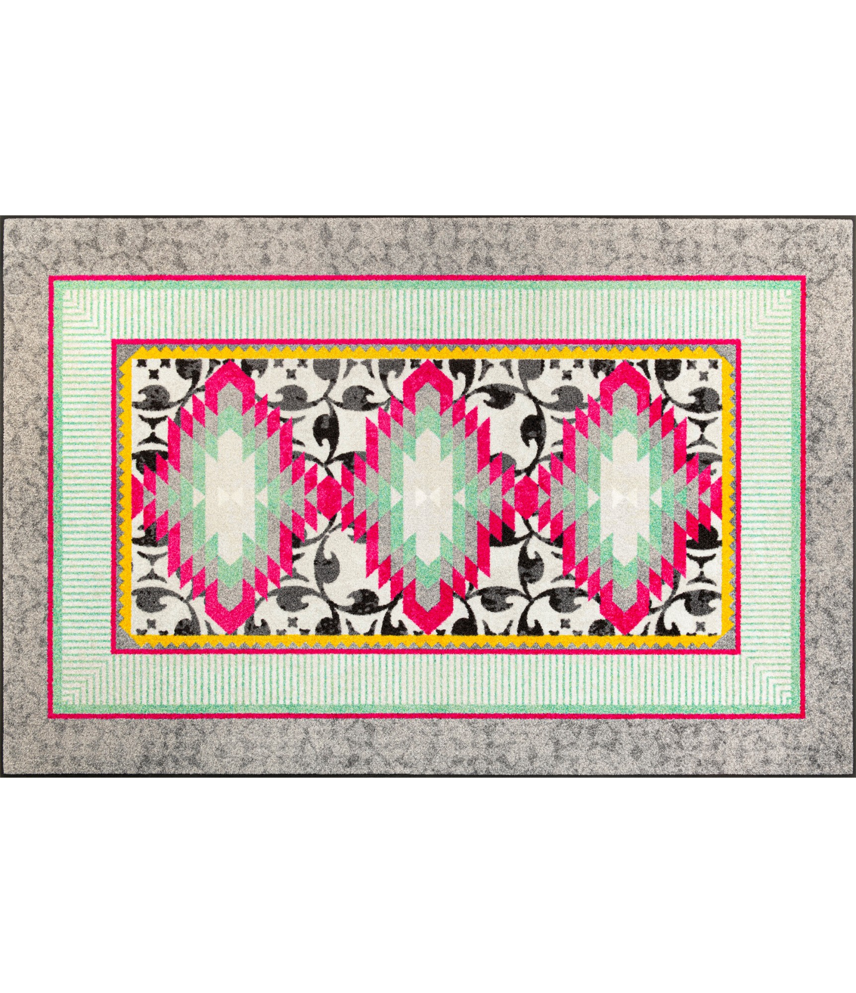 Kilimas namams Wash + Dry Tribal Pop 2 plaunamas kilimas namams rastuotas 2