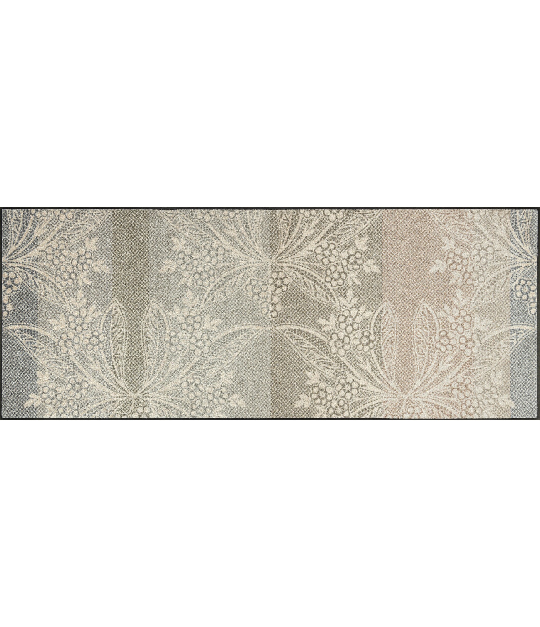 Kiliminis takas Wash + Dry Floral Lace 3 ilgas kiliminis takas kolidoriui sviesi spalva 3