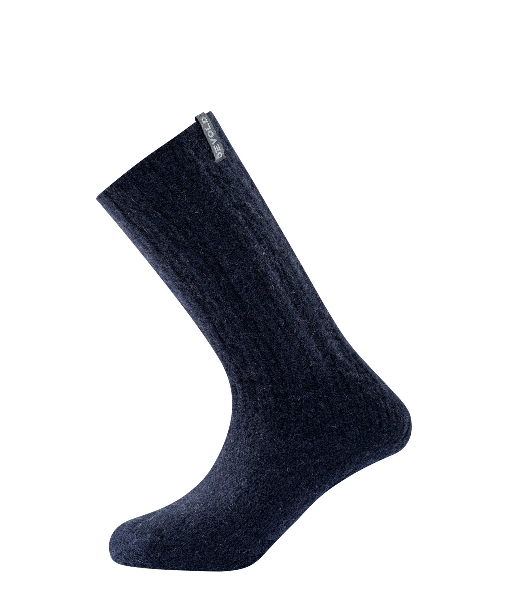 tamsiai mėlynos vilnonės kojinės devold