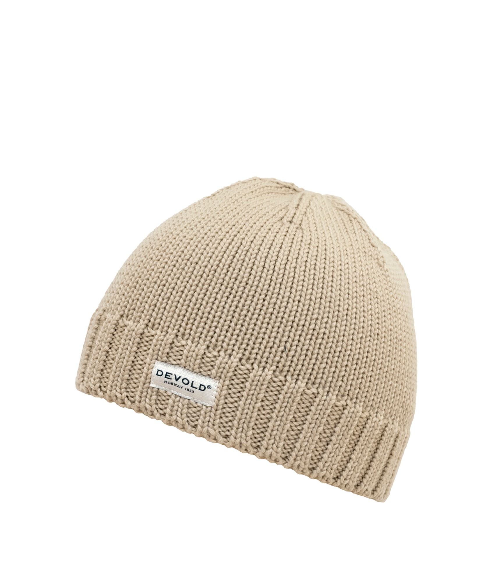 merino vilnos kepurė smėlio spalva devold