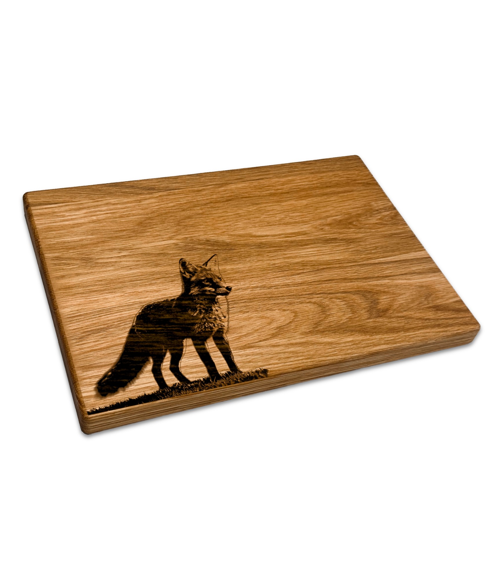 Graviruota medinė pjaustymo lentelė Lapė