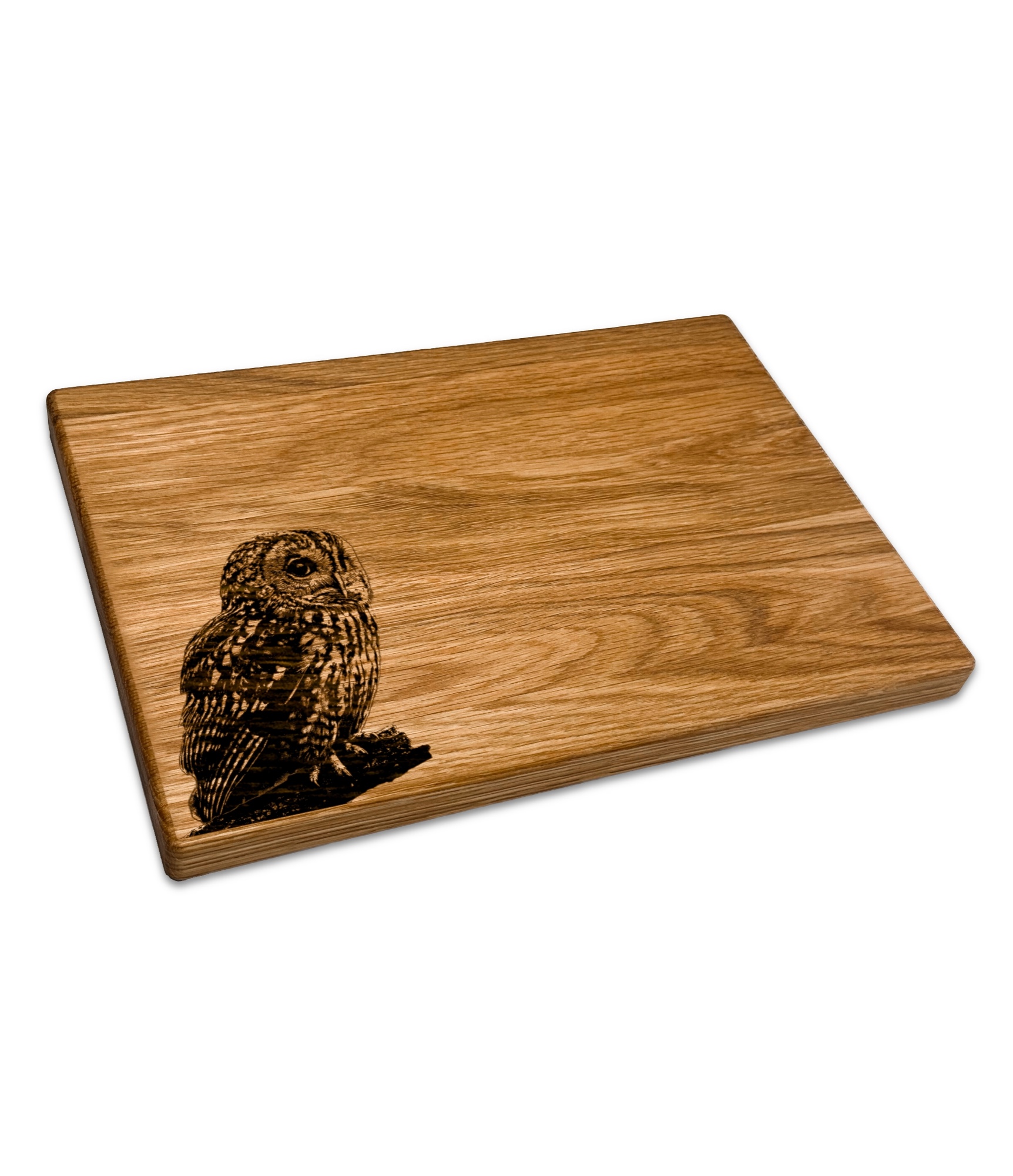 Ąžuolinė pjaustymo lentelė Pelėda