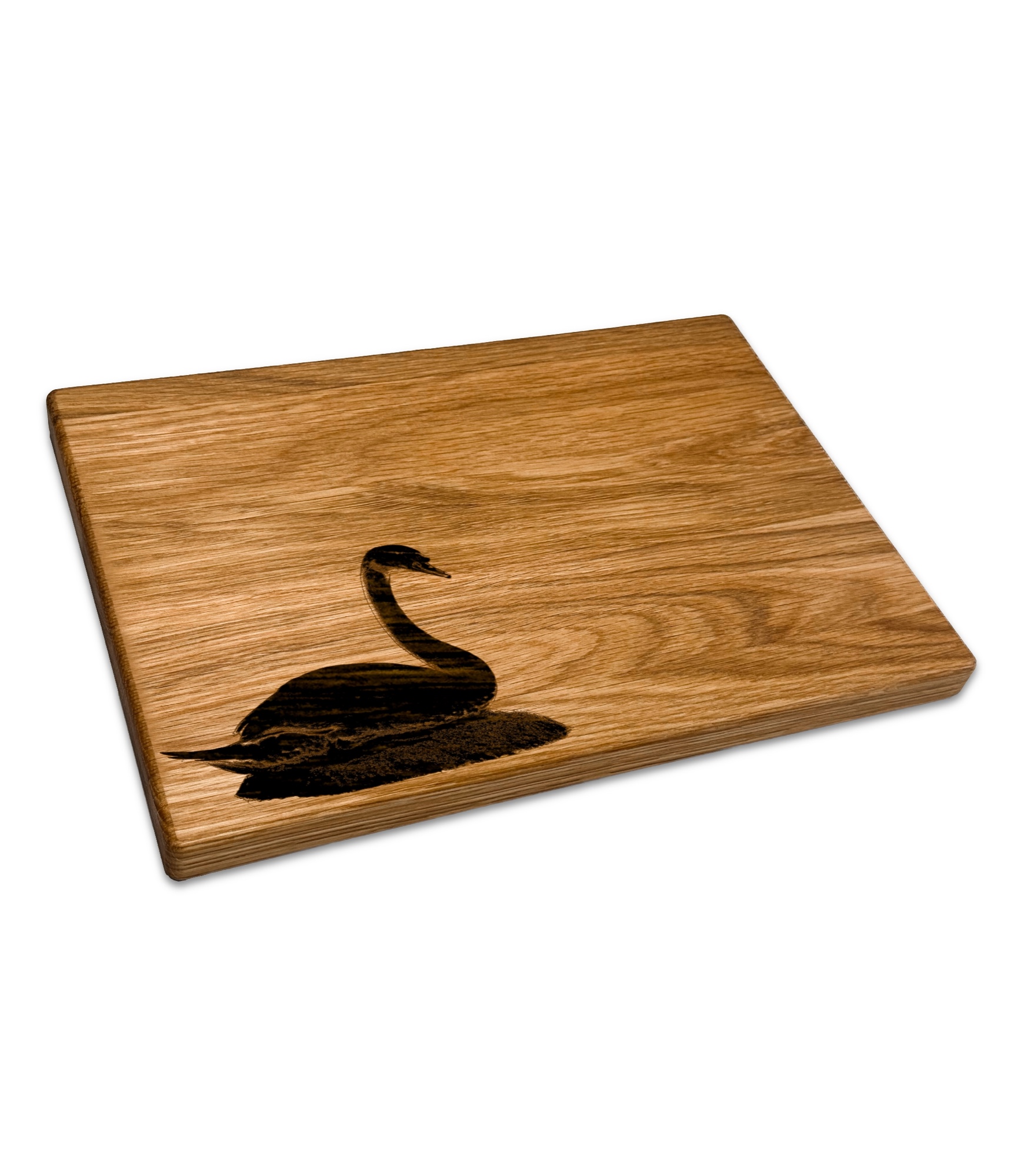 Ąžuolinė medinė lentelė Gulbė