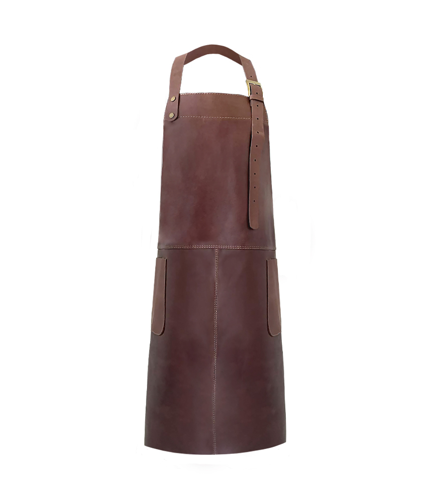 prijuostė odinė ruda griliui