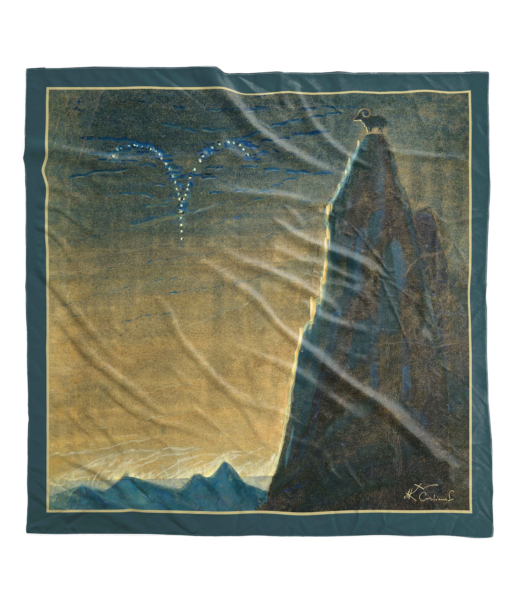 skarelė čiurlionis zodiakai avinas