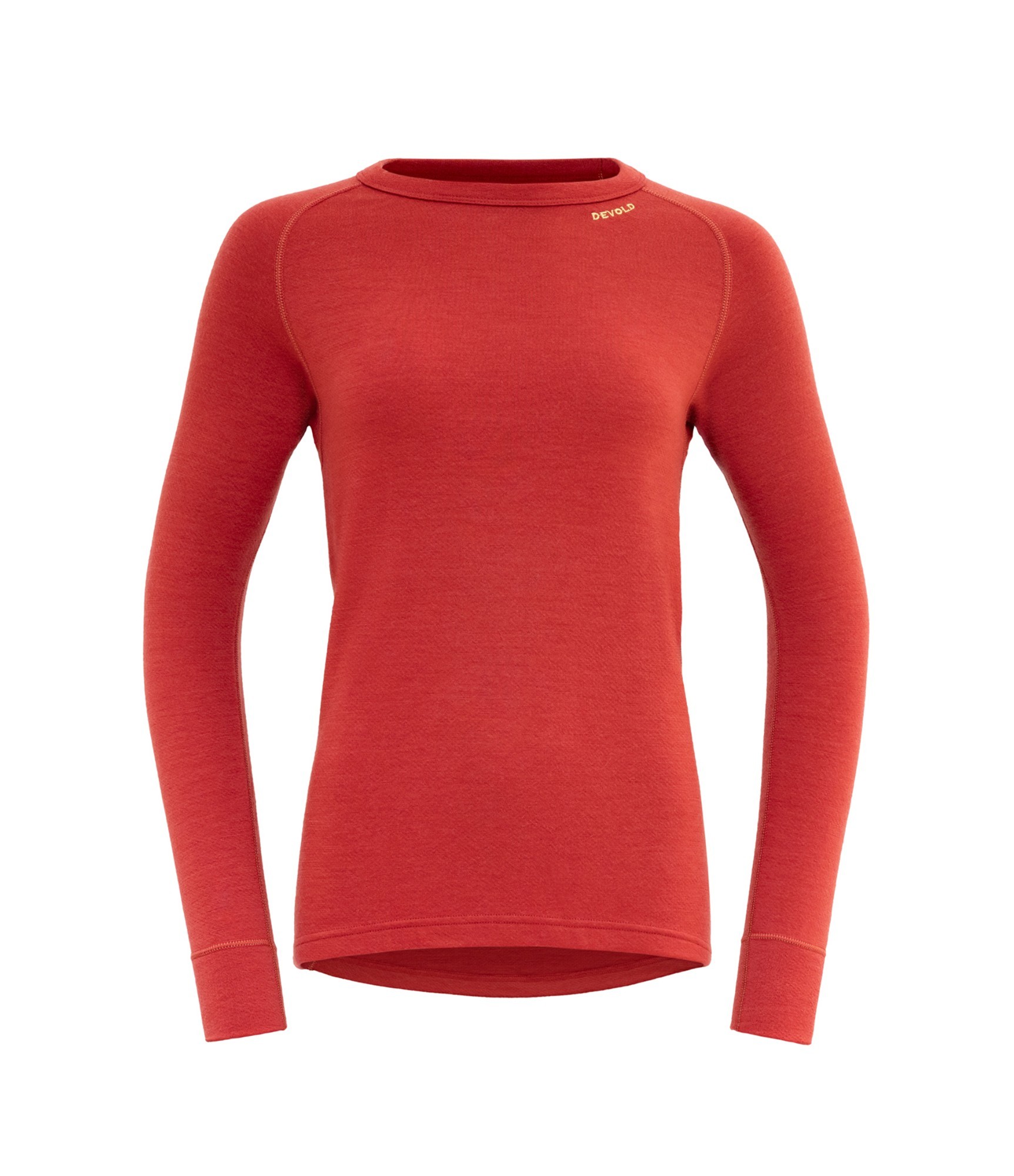 Termo palaidinė moterims raudonos spalvos Devold
