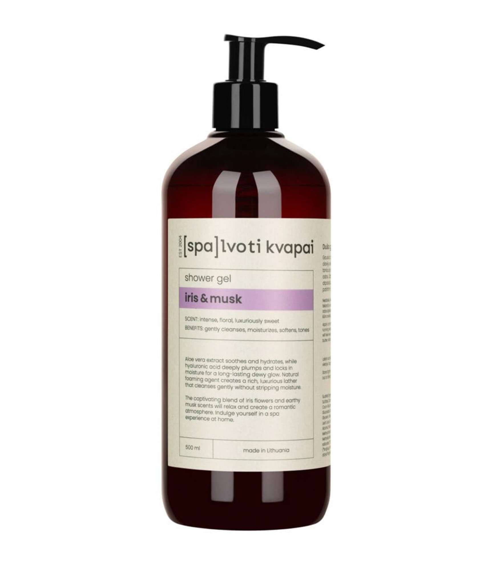 dušo gelis iris ir musk