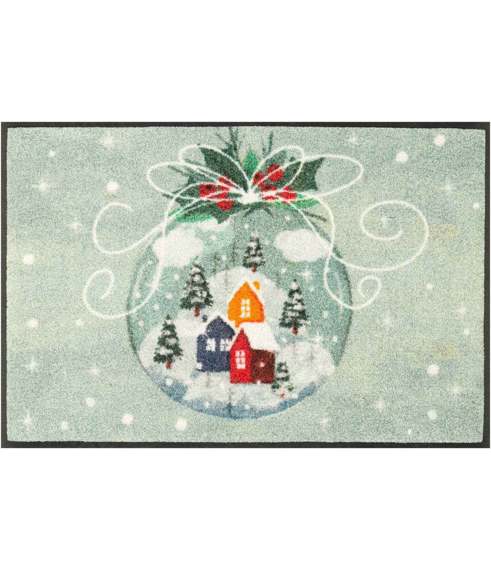 Kalėdinis durų kilimėlis Snow Globe