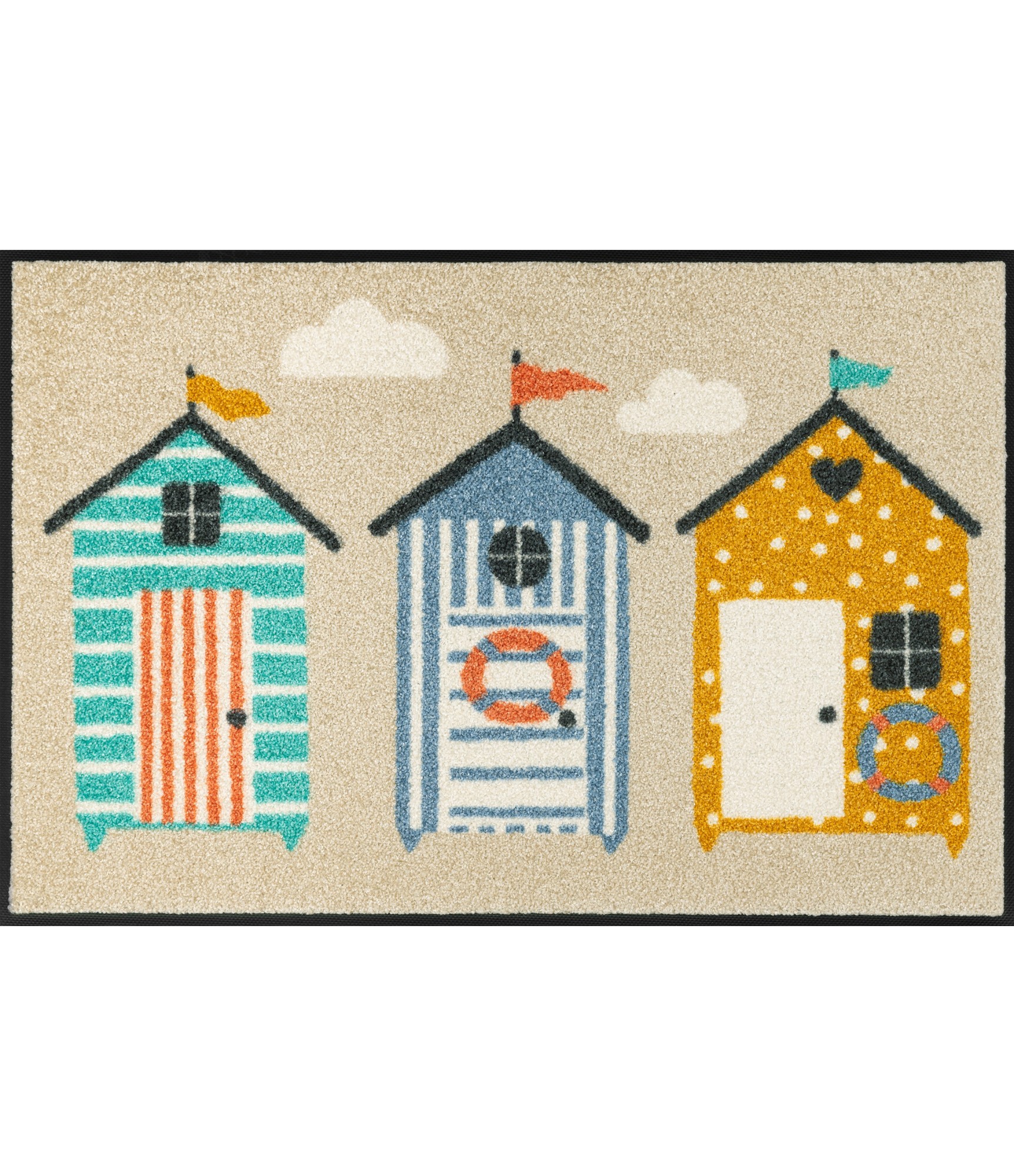 Durų kilimėlis su namukais Beachhut
