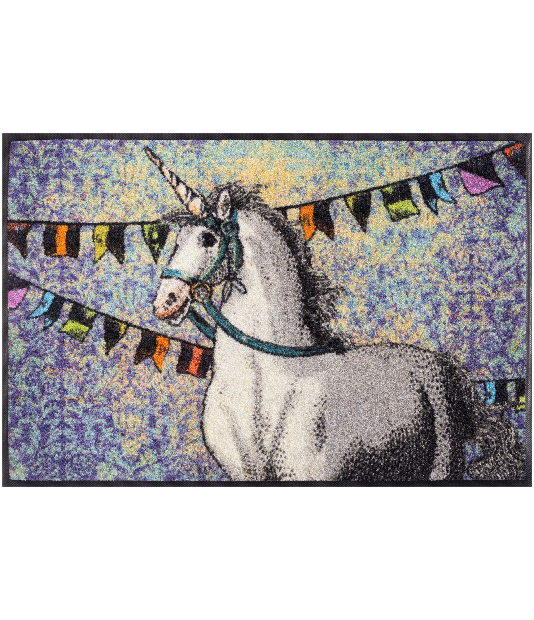 Durų kilimėlis su vienargiu Unicorn