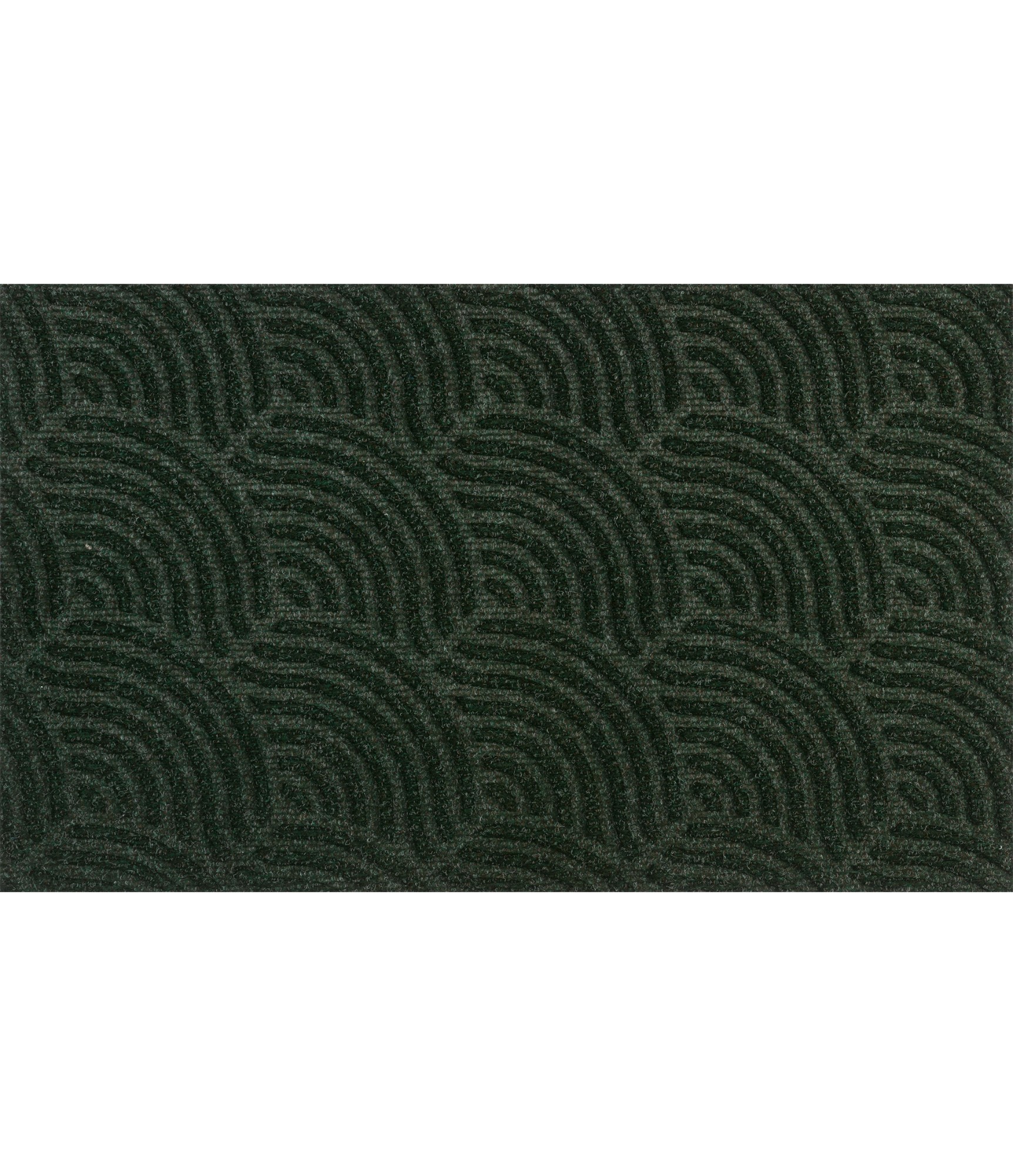 Tamsiai žalias durų kilimėlis Waves Midnight Green 