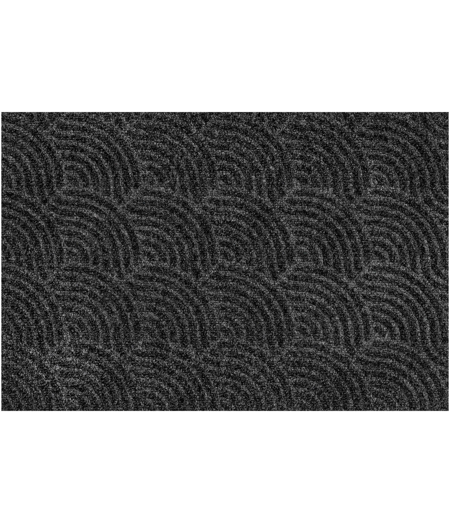 Tamsiai pilkas durų kilimėlis Waves Dark Grey
