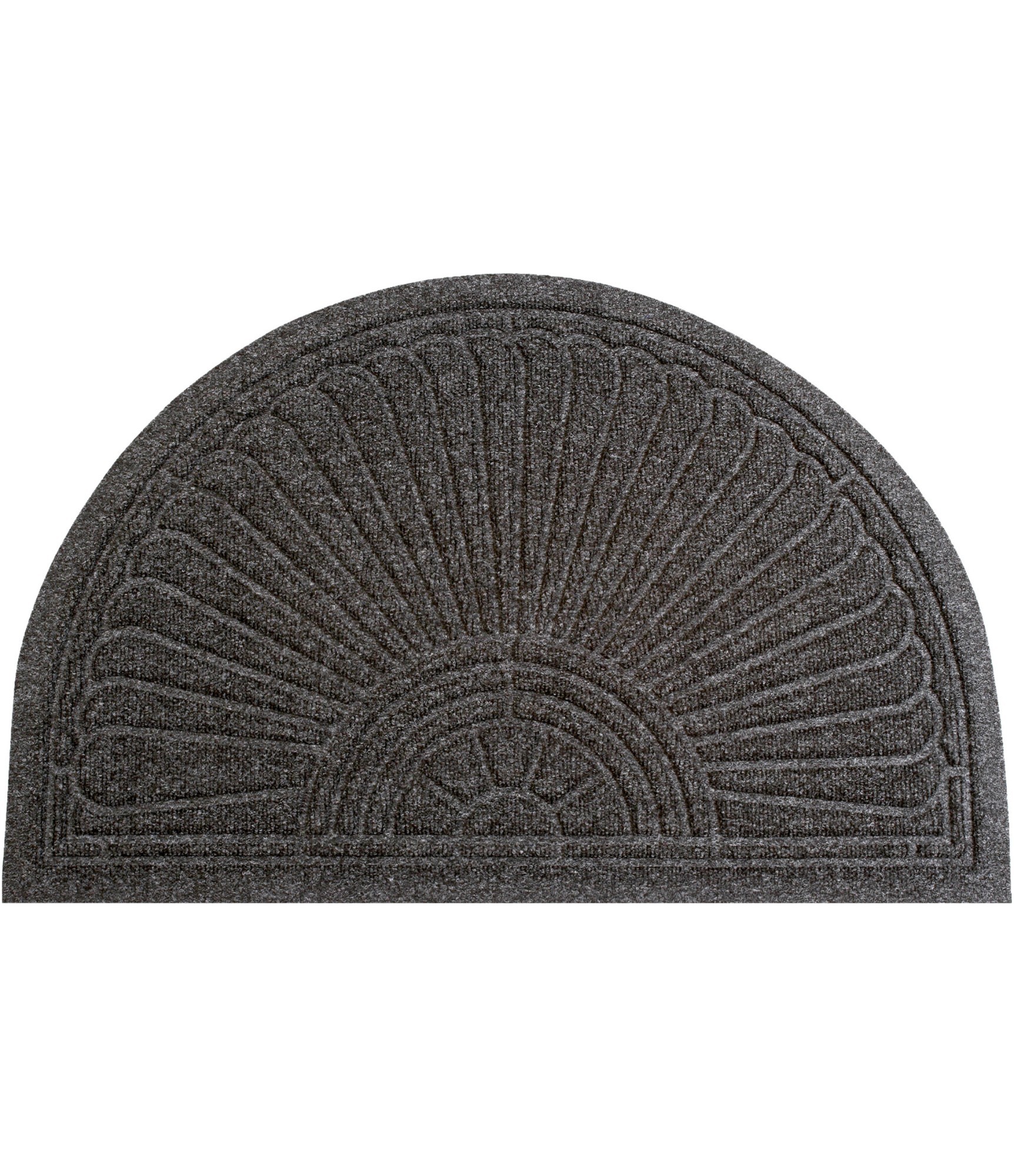 Tamsiai pilkas durų kilimėlis Halfmoon Dark Grey 