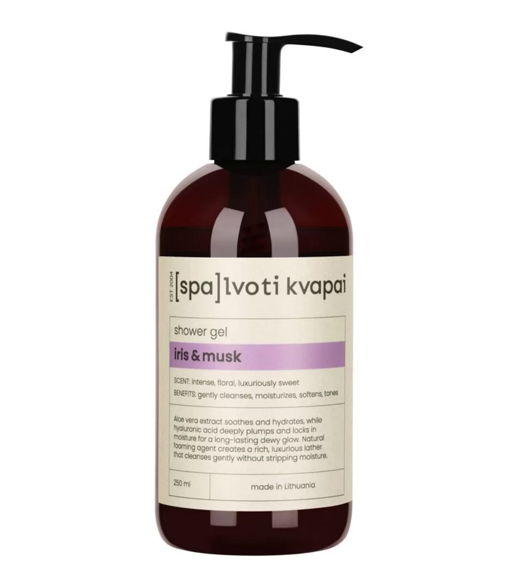 dušo gelis iris ir musk