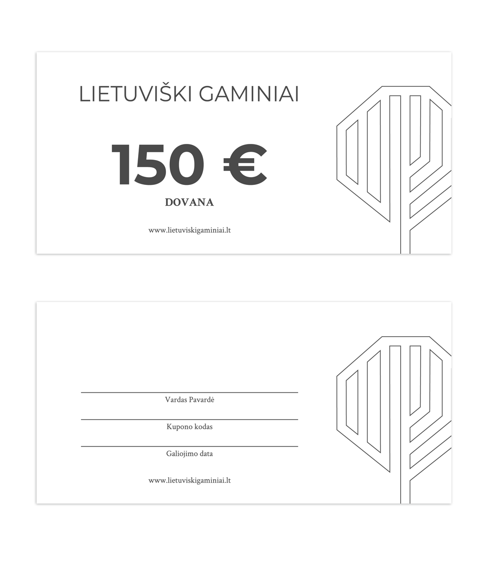 Dovanų kuponas 150 EUR vertės 1